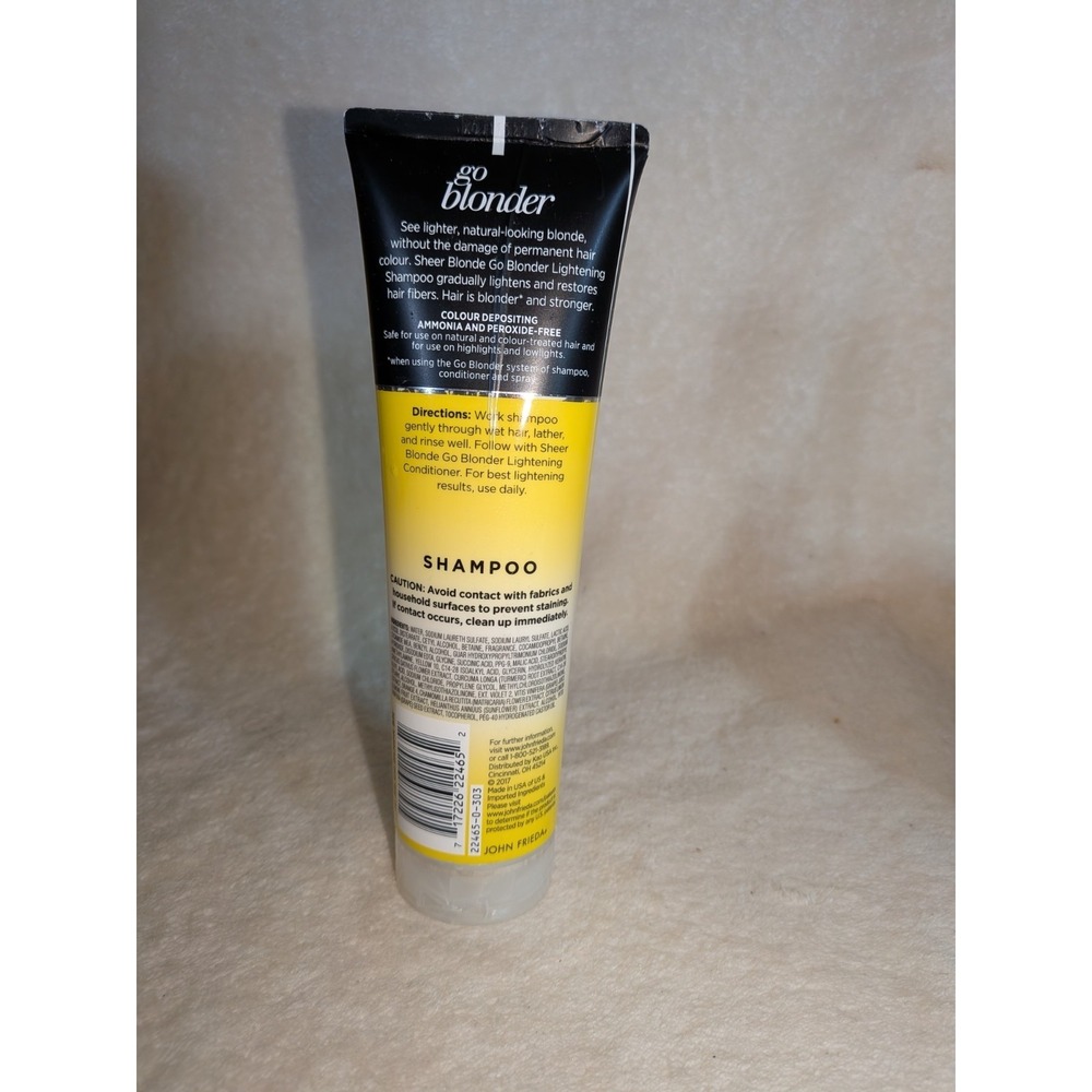 NEW John Frieda Go Blonder Lightening Shampoo 8.3oz Citrus & Chamomile 2  shades - Picture 2 of 2